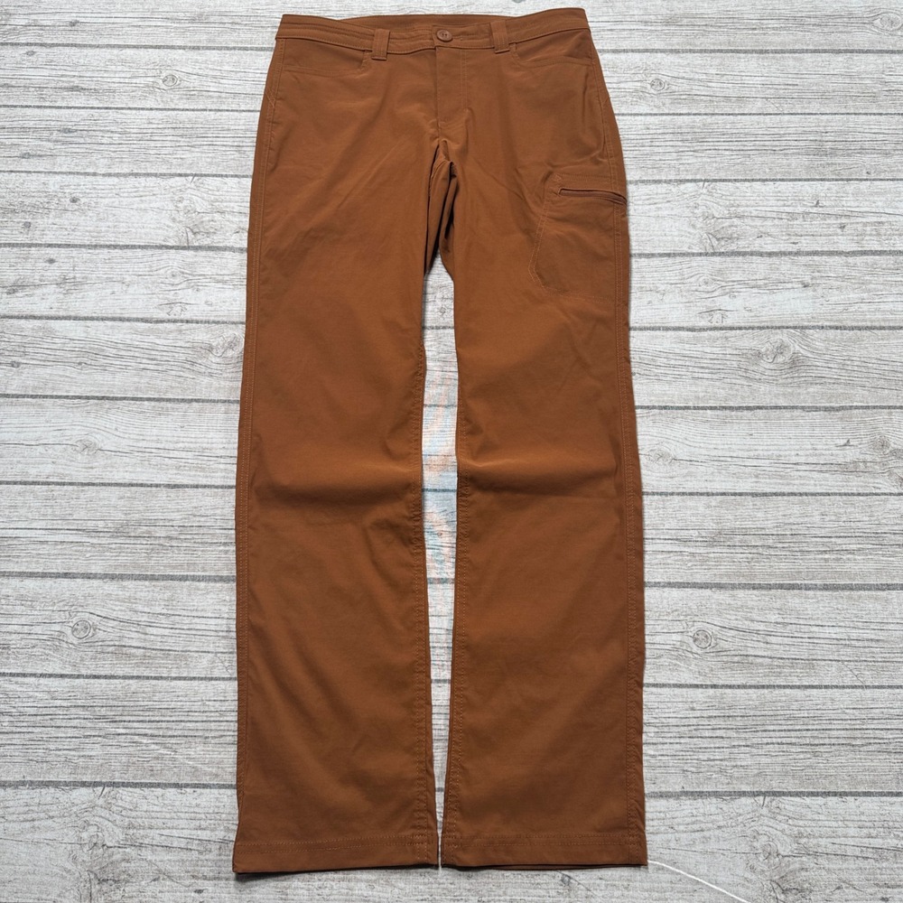 Eddie Bauer Pants Women's 8 Brown First Ascent Guide Straight Leg Hiking Outdoor